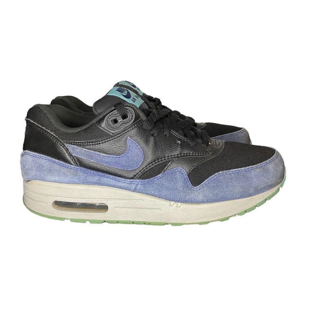 Nike Air Max 1 Essential 2015 Women's Size 9 Black/Deep Royal 599820-016